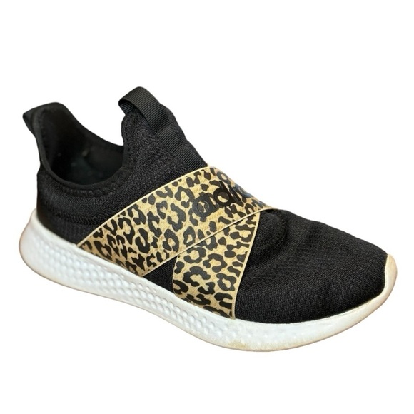 Adidas Puremotion Adapt Black Slip on Sneakers Chetah X Strap Size 6.5 - Picture 11 of 11